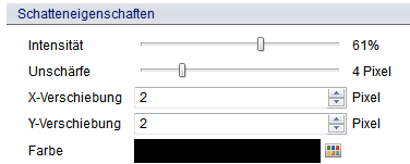 1. Schatten Einstellungen