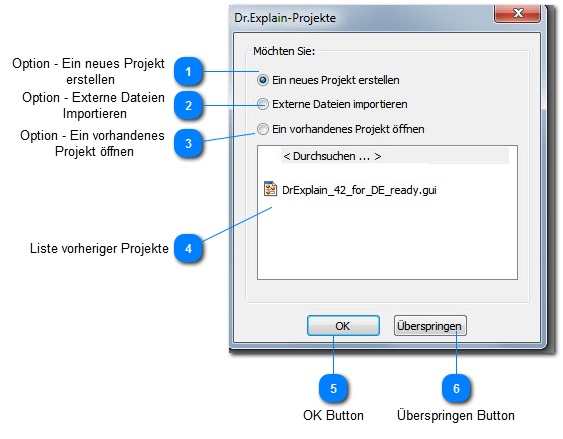 Startdialog